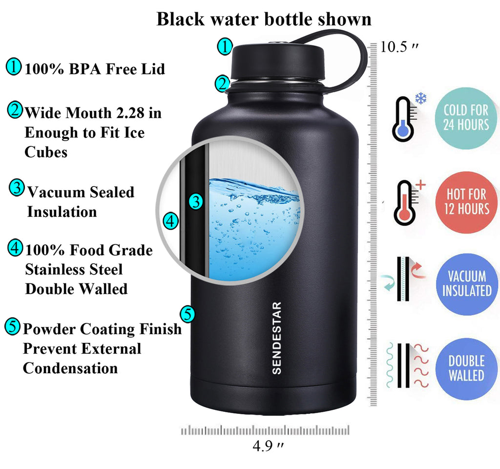 Spout  Vacuum Sealed Water Bottle 500mL - Bed Bath & Beyond