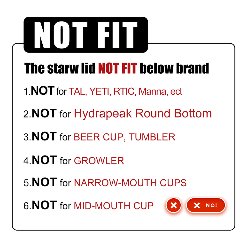 HydroFest Straw lid for Hydroflask Standard Mouth Water Bottle,Straw L –  sendestar